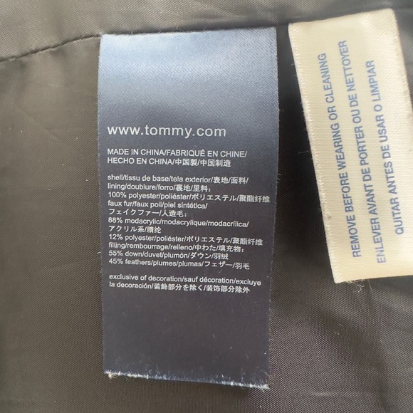 Tommy‎ Hilfiger black parka - Picture 9 of 9